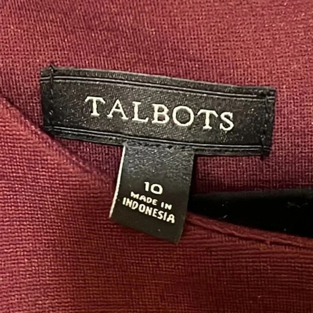 Talbots | Color Block Matron & Black Knee Length … - image 2